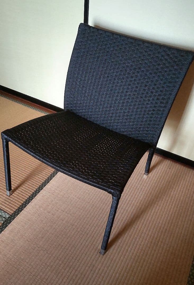 新品リゾートラタンチェア　ブラック　mikimokuセット2/2（一脚）