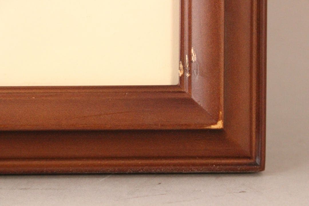 No4821 額装　根本啓　銅版画「雪原の教会」　直筆サイン　箱付　送料無料