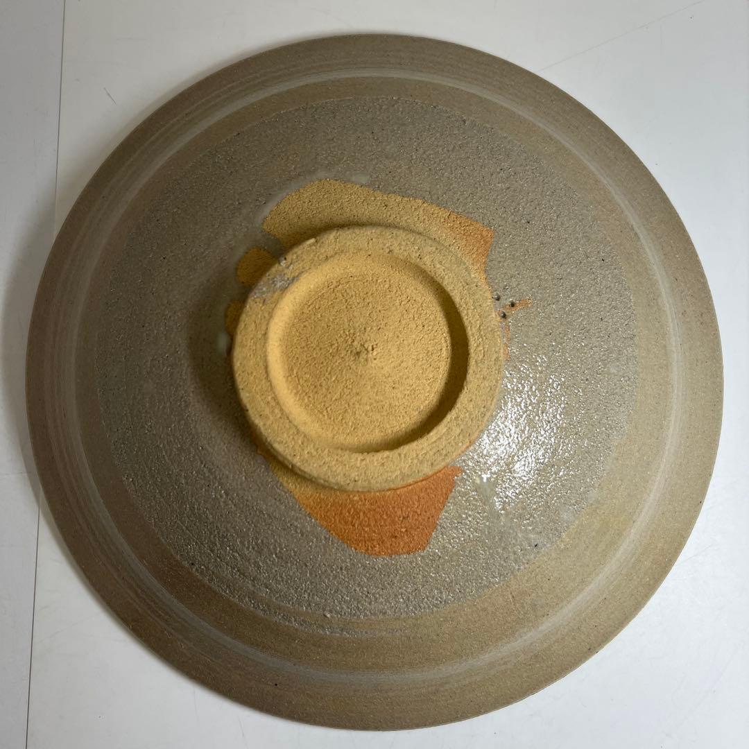 十三代　人間国宝　中里太郎右衛門大皿　共箱　直径約34.5㎝　東Y8-0408③