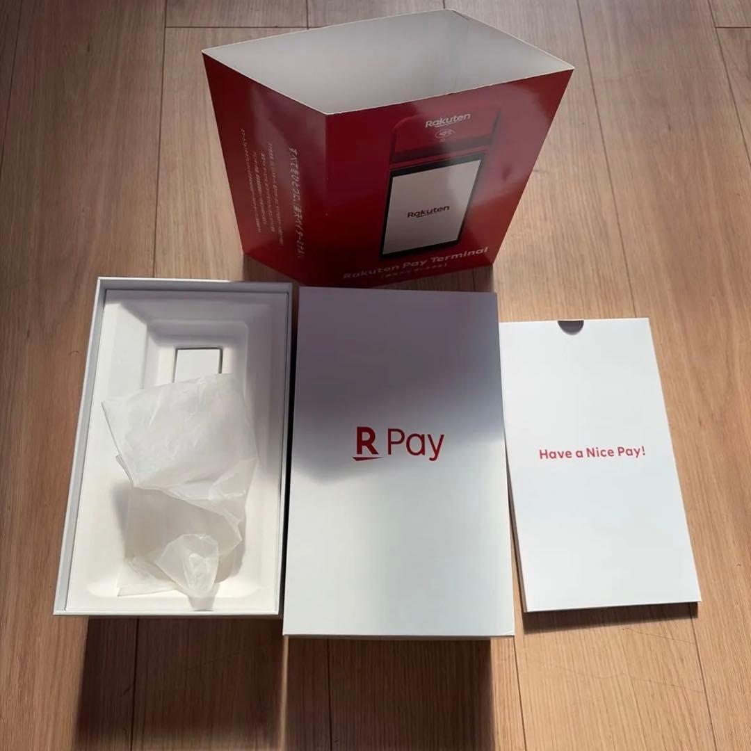楽天ペイ　ターミナル　レッド　①