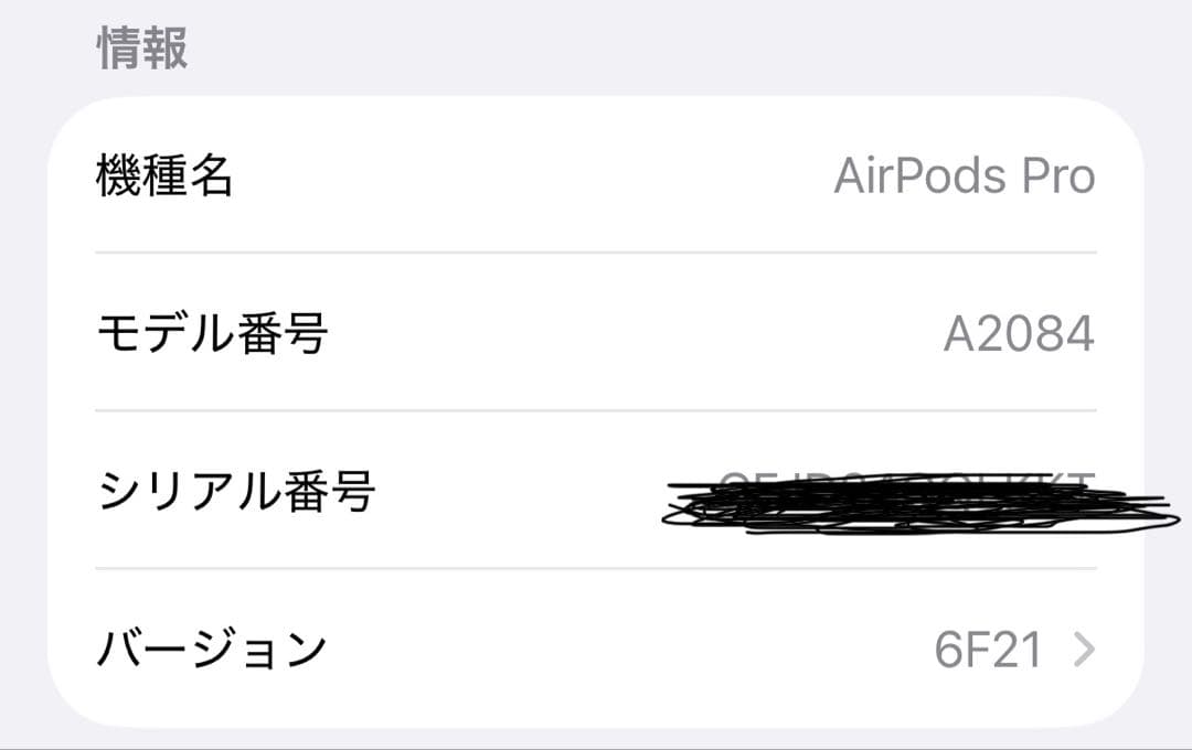 AirPods Pro 第1世代 イヤホンのみ