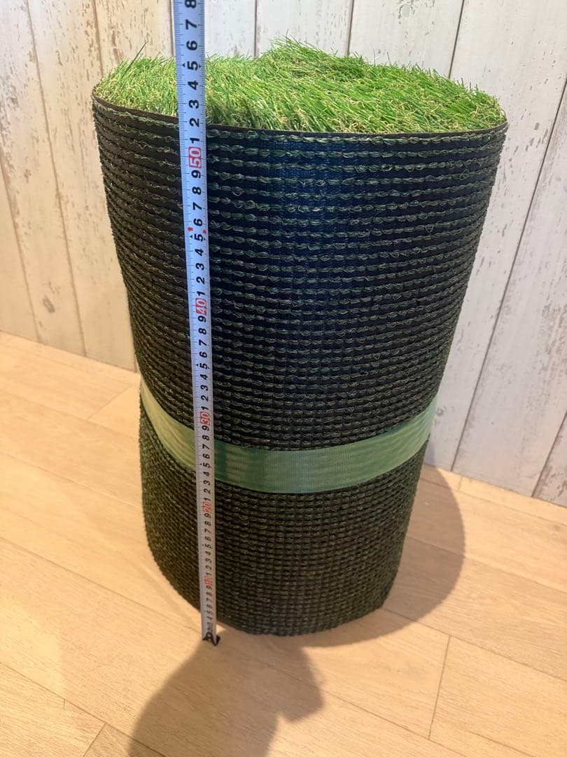 タカショー 人工芝 ５m×０.５m グリーン 芝丈４cm プラッシュタイプⅡ