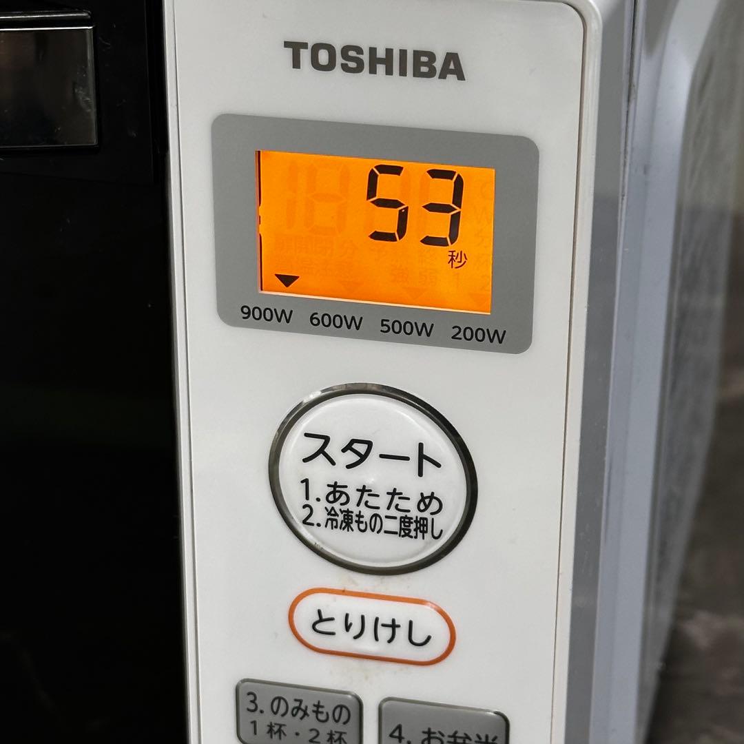 ♪送料込！2021年製900W東芝フラット電子レンジ ER-SS17A(W)