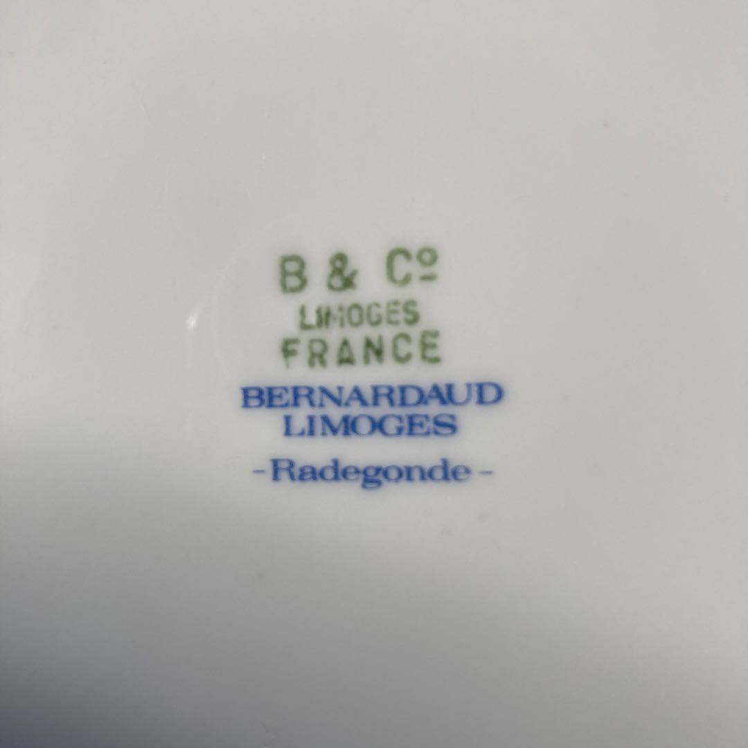 ワンランク上ヴィンテージリモージュ B&Co窯 バーナード 大皿4枚24×2cm