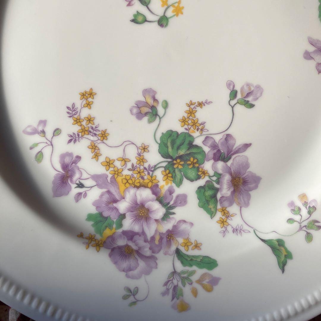 ワンランク上ヴィンテージリモージュ B&Co窯 バーナード 大皿4枚24×2cm