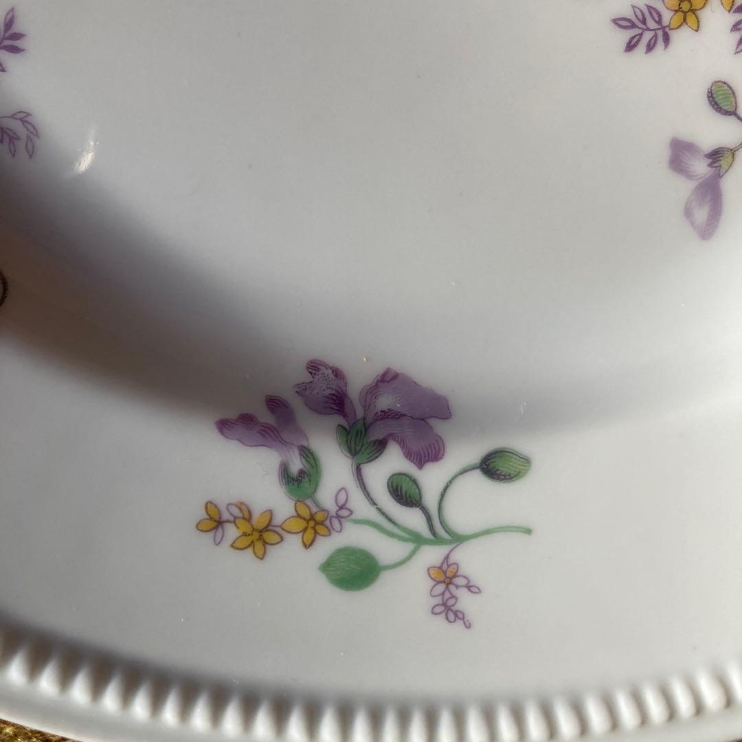 ワンランク上ヴィンテージリモージュ B&Co窯 バーナード 大皿4枚24×2cm