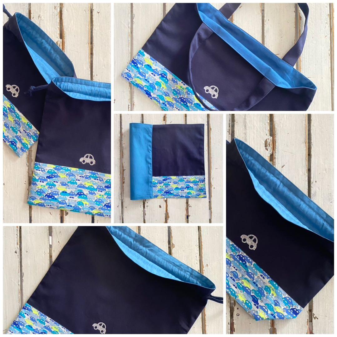 chamcham様☆リバティ カーズ×ワッペンレッスンバッグ他オーダー確認ページ