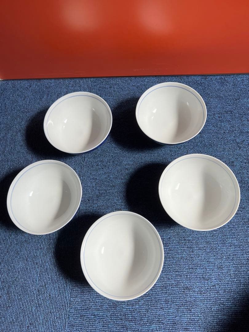 1127 深川製磁　竹文　飯碗　5客　未使用