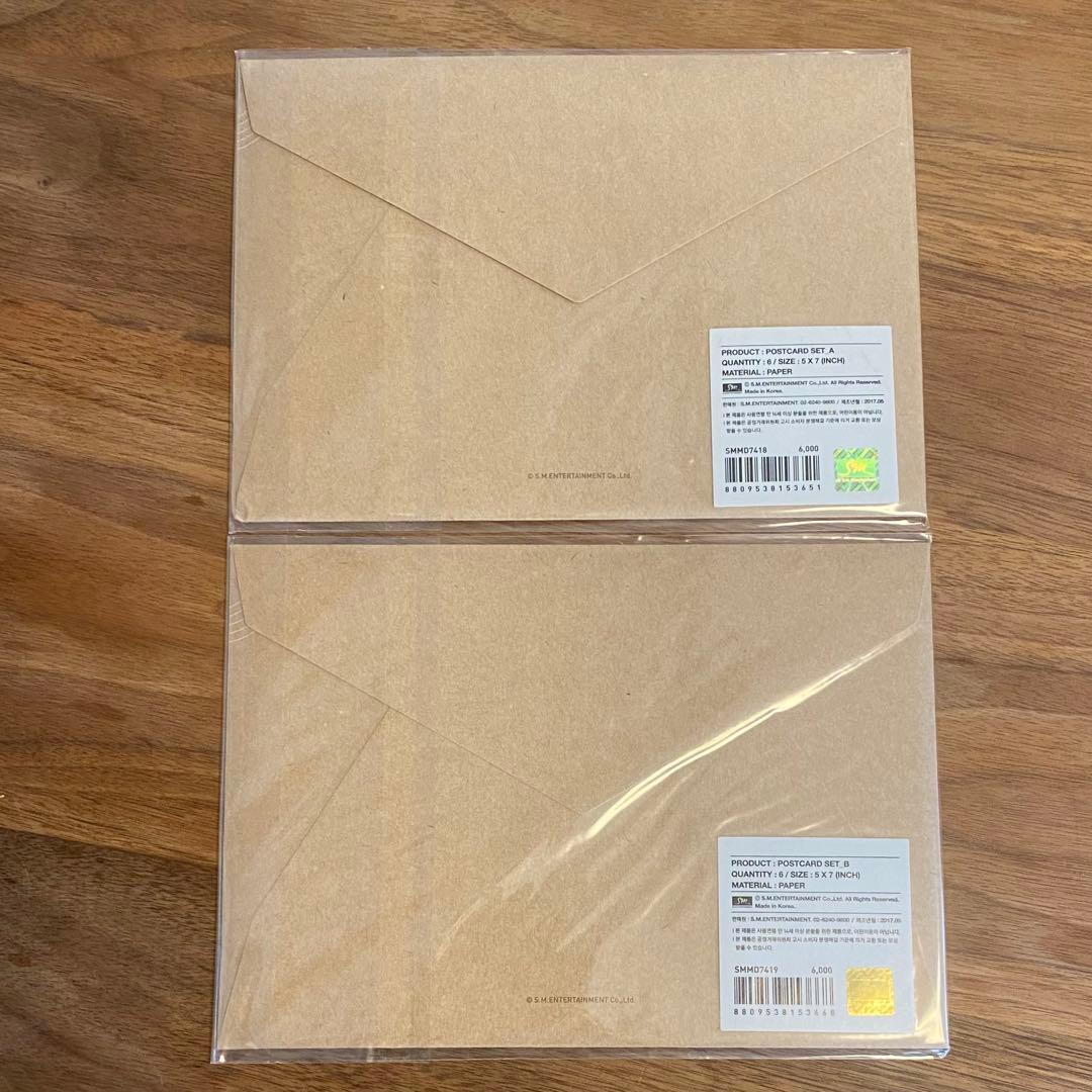 【公式】〔未開封〕ジョンヒョン　The Letter ポストカードセットA&B