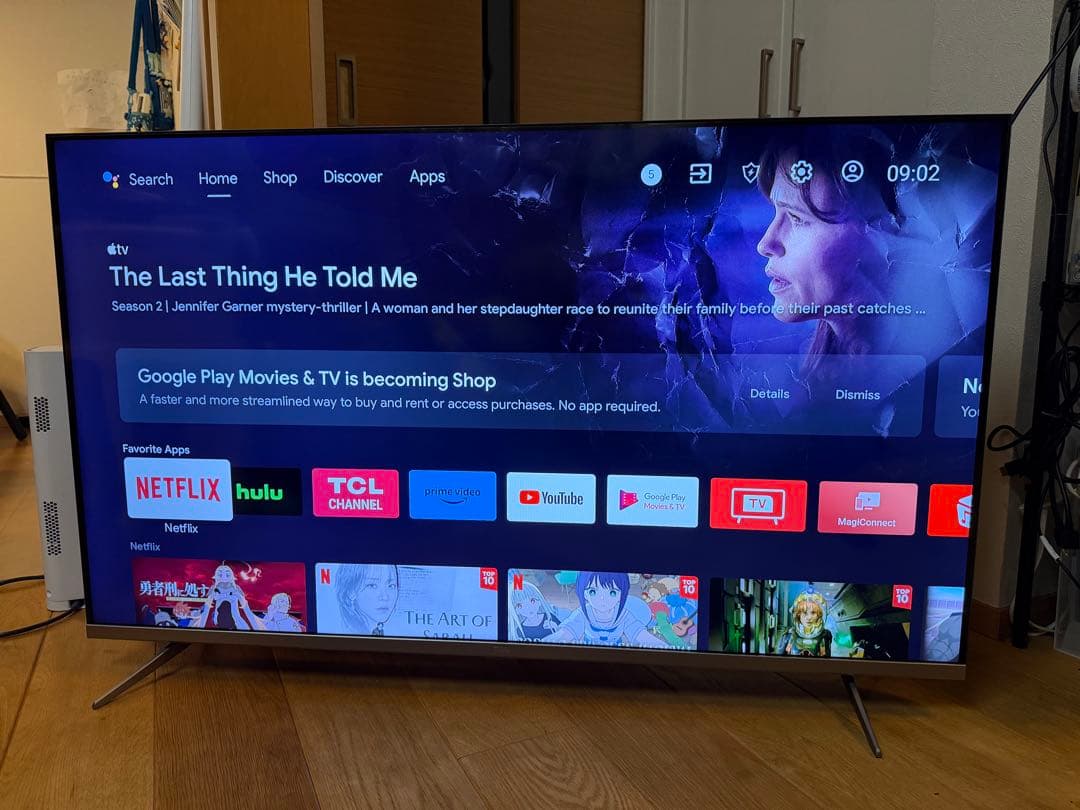 TCL 4K 液晶テレビ 50インチ 50P715