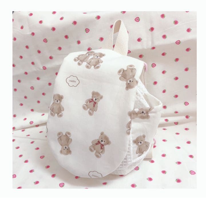 ハンドメイドスタイ　ベビーリュック  くまちゃん　のんちゃん様