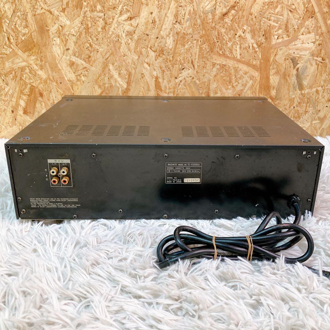 SONY ソニー　TC-K222ESJ カセットデッキ