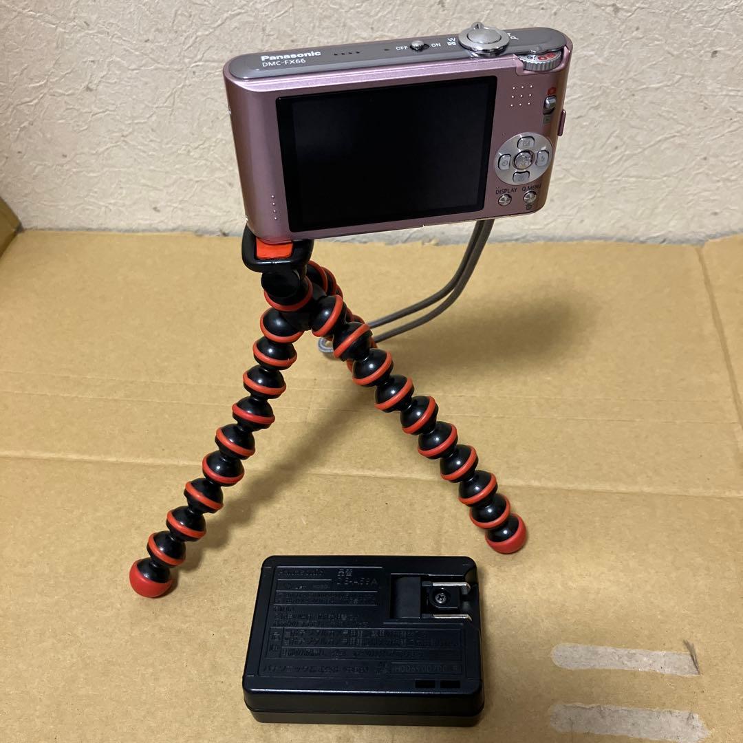 【動作確認済み】Panasonic DMC-FX66 ピンク　おまけスタンド