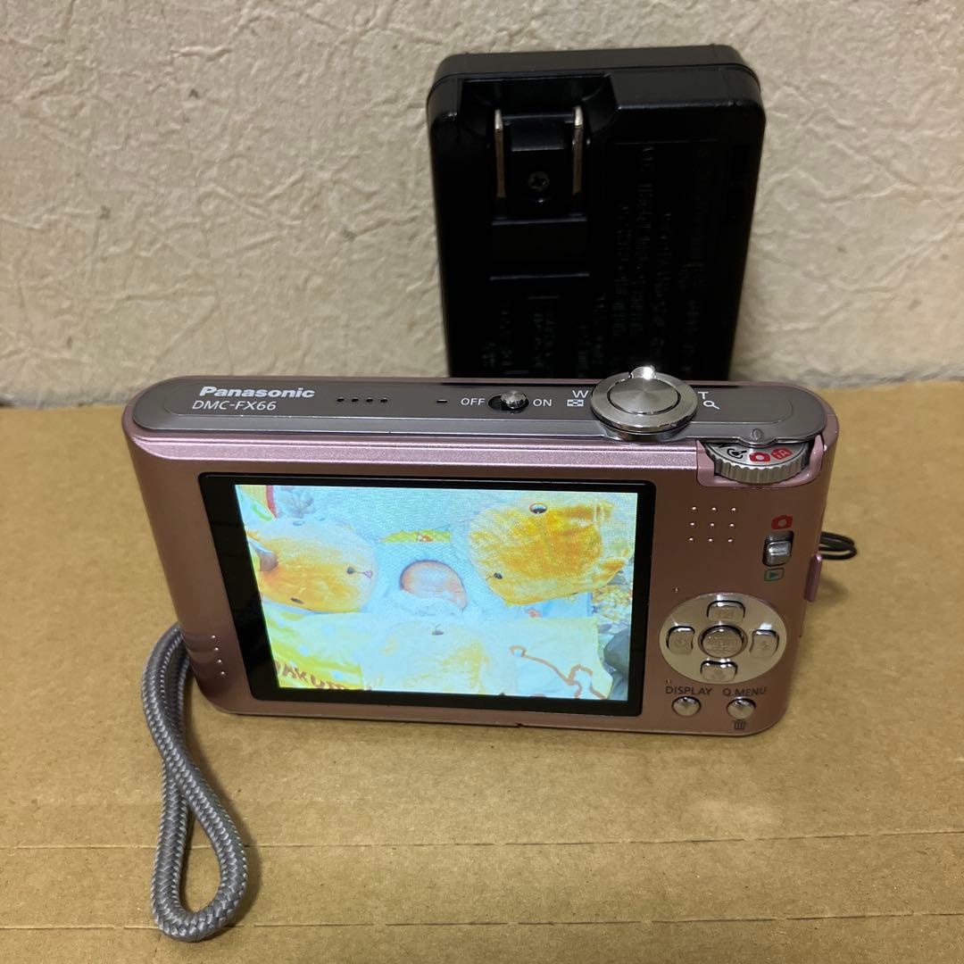 【動作確認済み】Panasonic DMC-FX66 ピンク　おまけスタンド