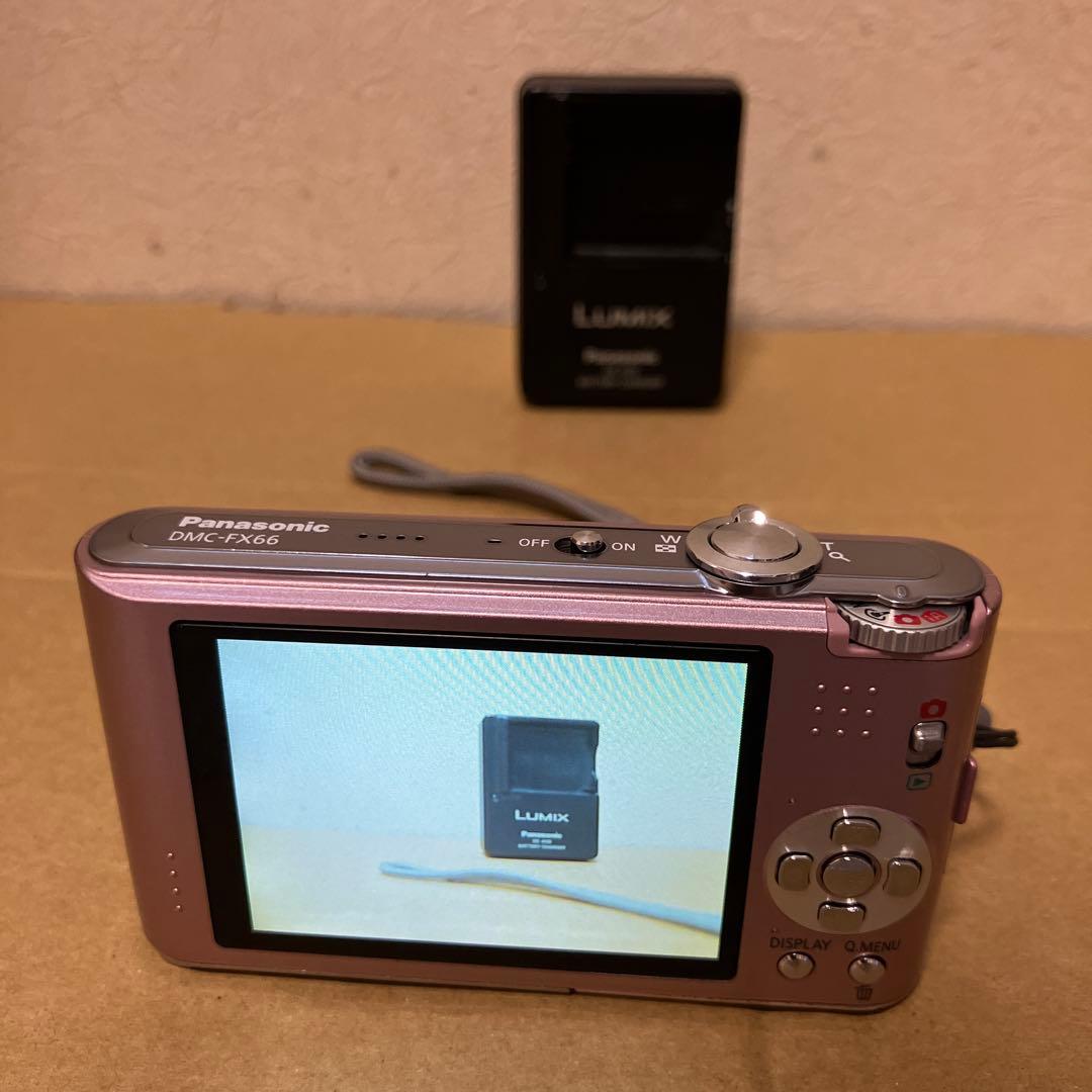 【動作確認済み】Panasonic DMC-FX66 ピンク　おまけスタンド