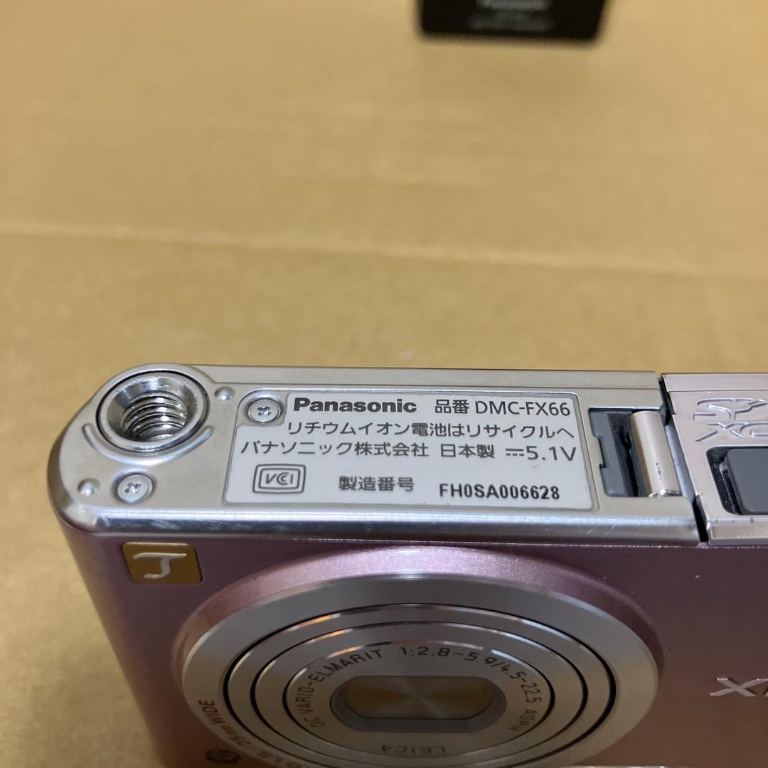 【動作確認済み】Panasonic DMC-FX66 ピンク　おまけスタンド