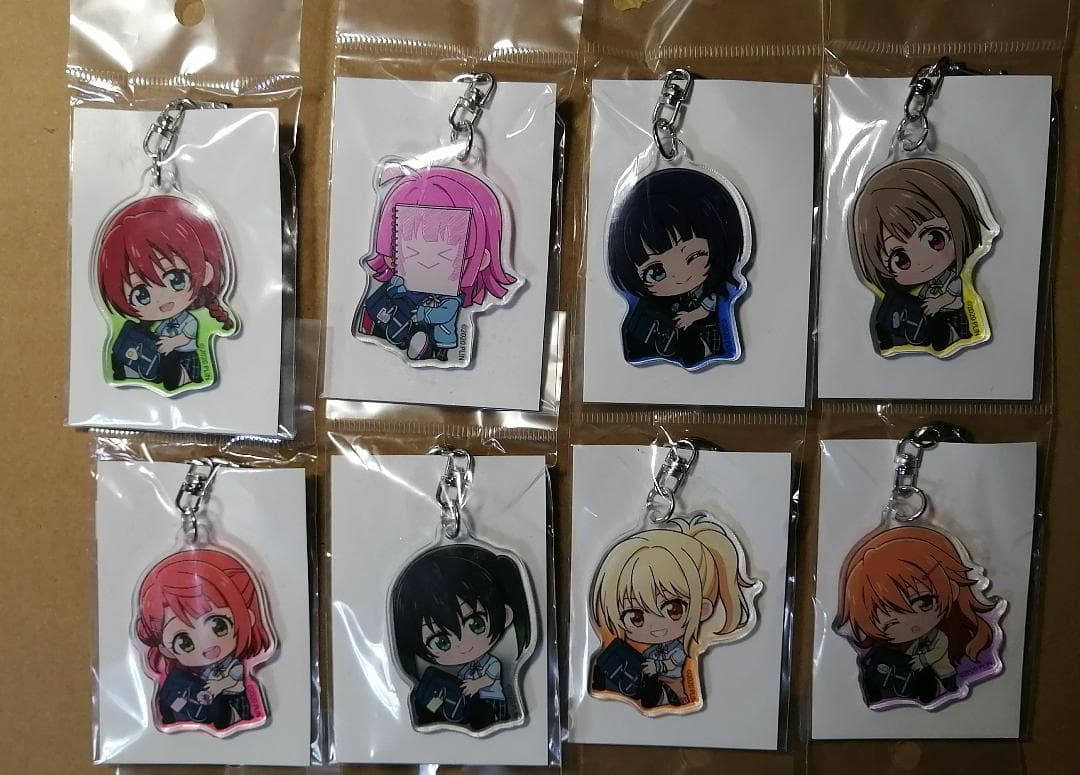虹ヶ咲学園　ぎゅぎゅっとアクリルキーホルダー　16点