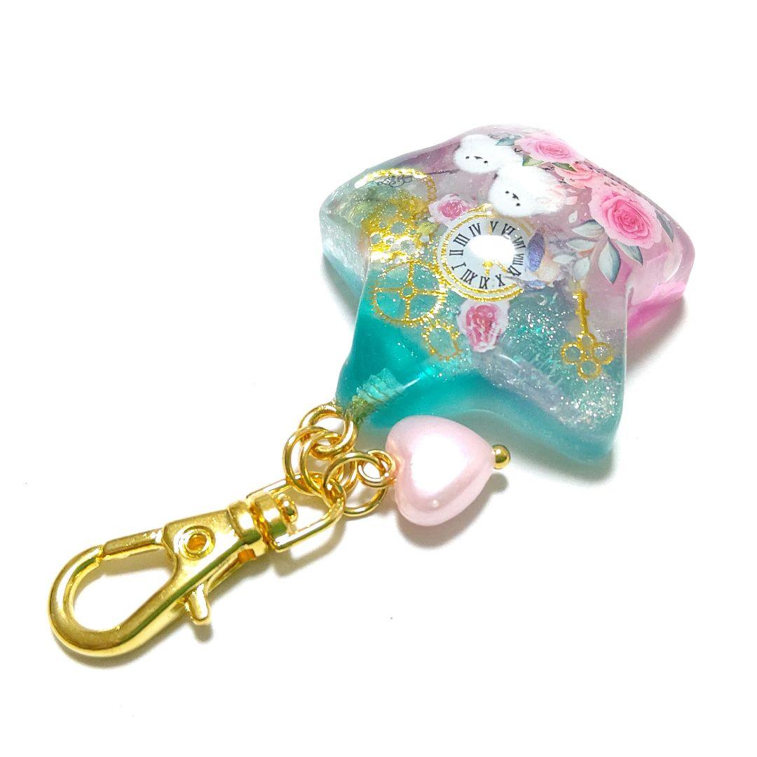 専用商品K-10141 スターチャーム(シマエナガ 蛍シリーズ ローズクォーツ)