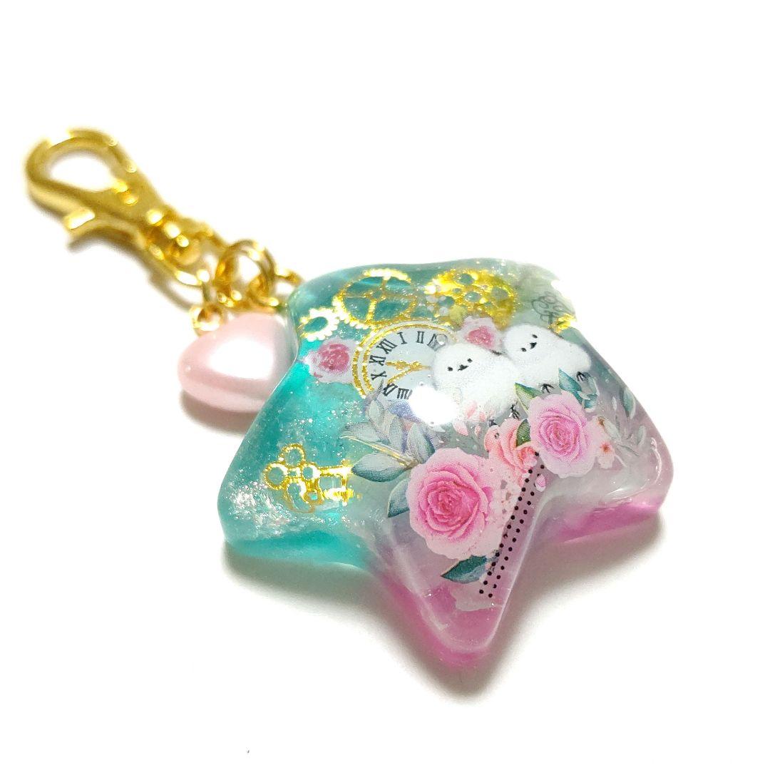 専用商品K-10141 スターチャーム(シマエナガ 蛍シリーズ ローズクォーツ)