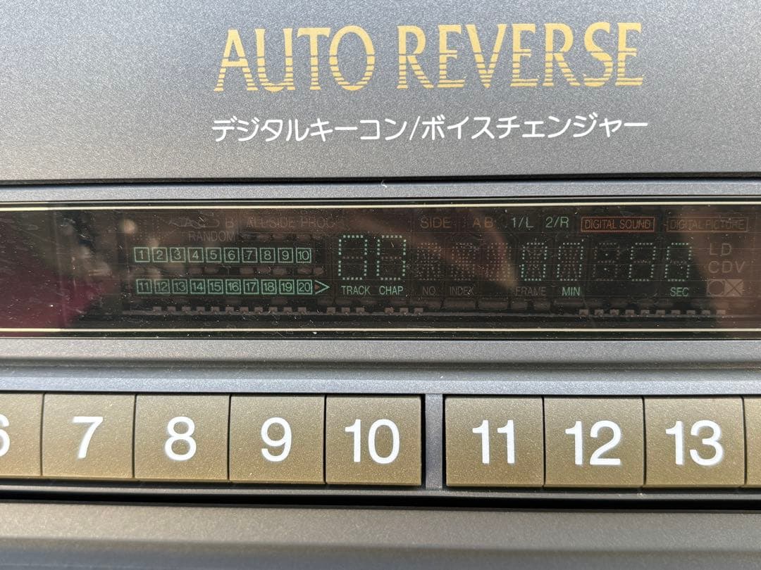 Panasonicレーザーカラオケ・カセット・スピーカーのセット　昭和レトロ