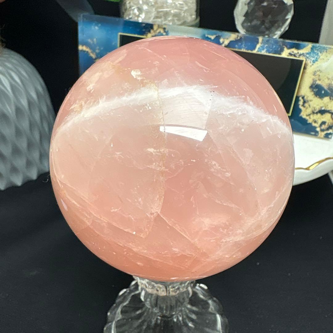BIGサイズ♡ローズクォーツスフィア♡No.2709