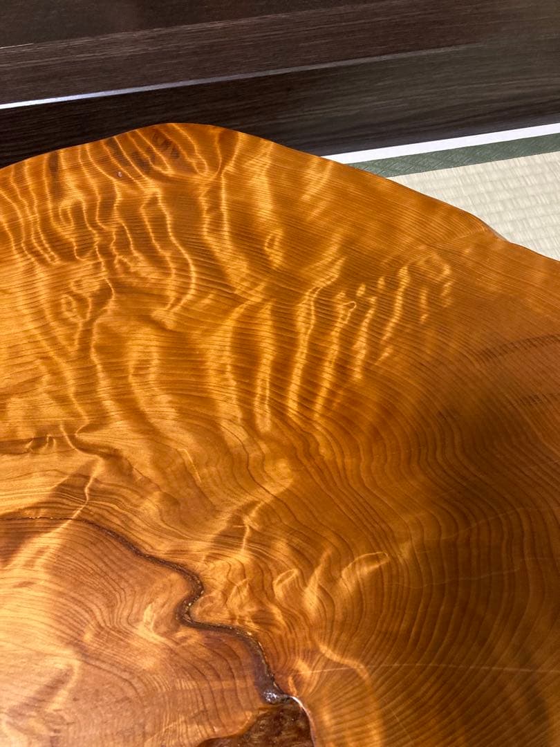 極上　屋久杉　虎杢テーブルのみ