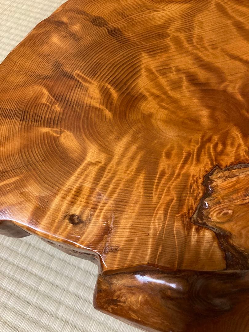 極上　屋久杉　虎杢テーブルのみ