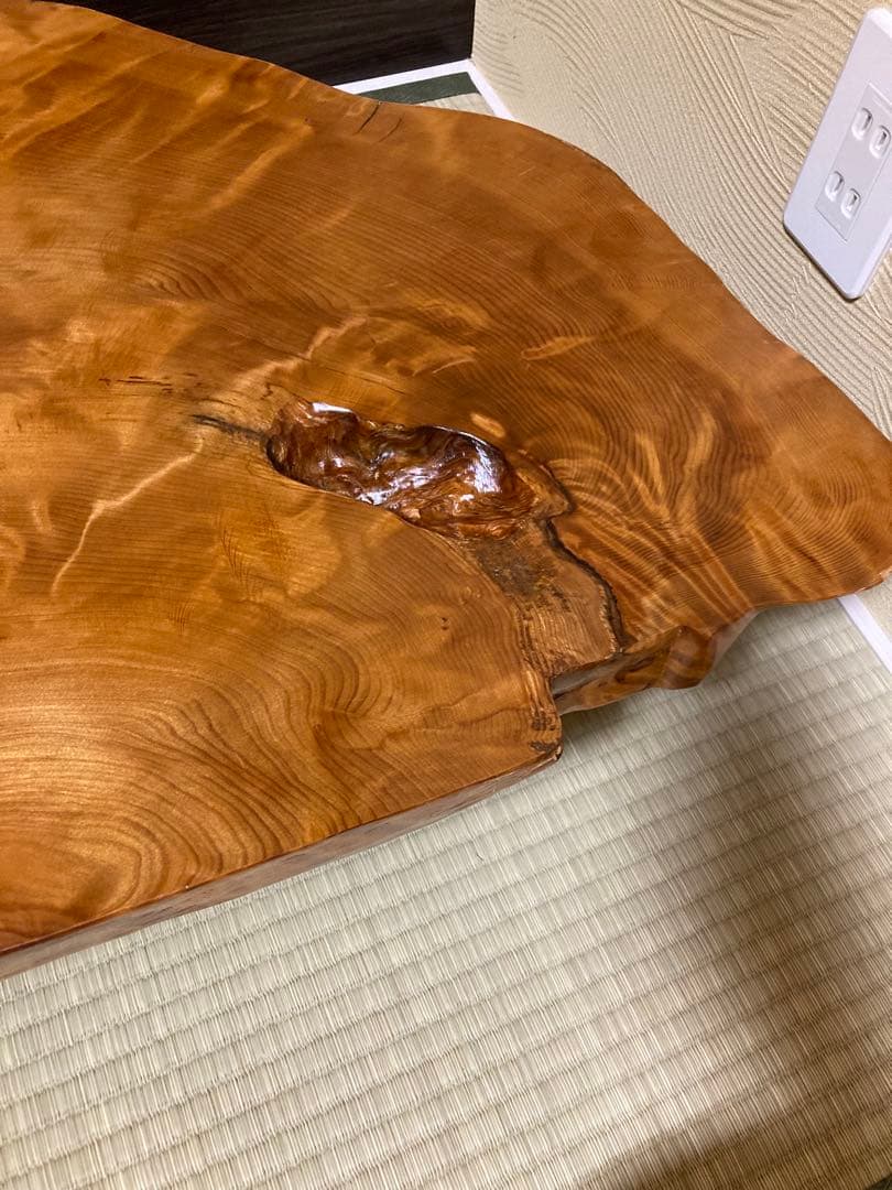 極上　屋久杉　虎杢テーブルのみ