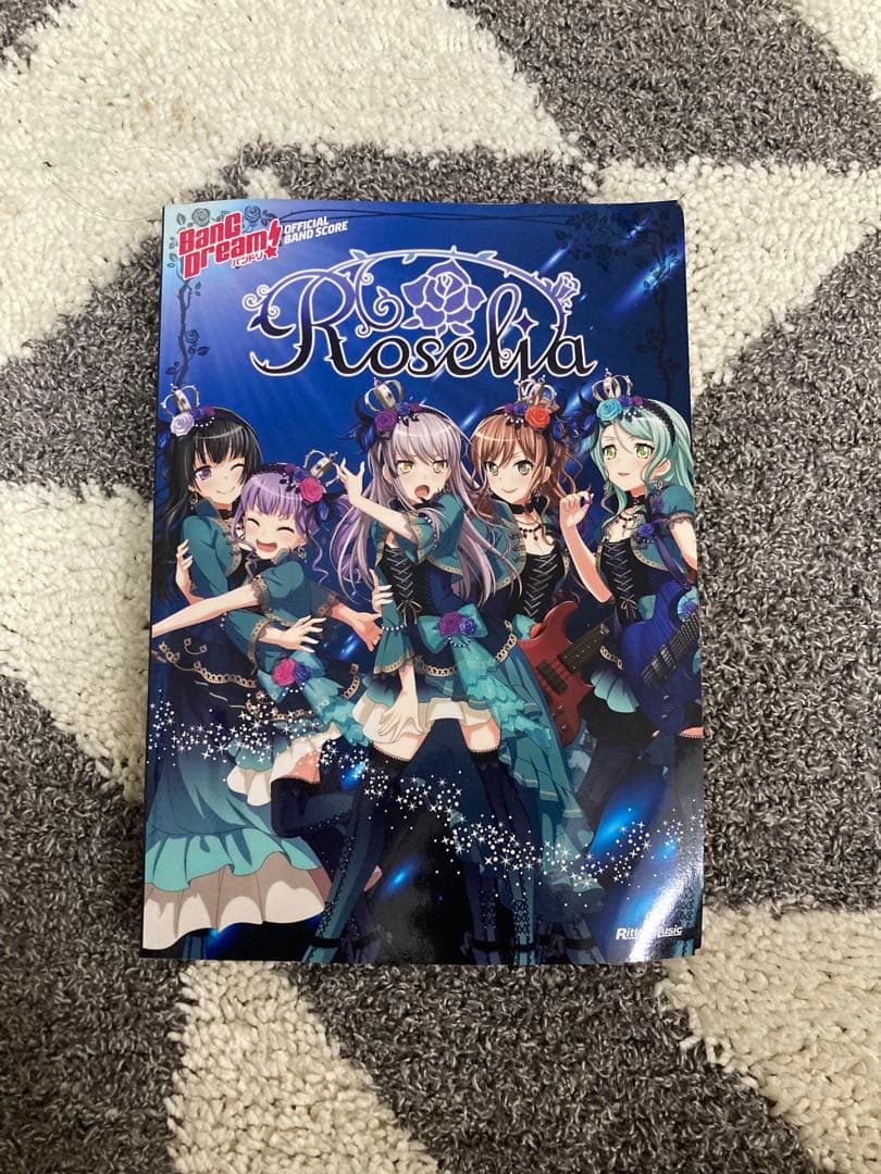 ESP M-II エレキギター バンドリ 氷川紗夜モデル ストラップ、スコア付き