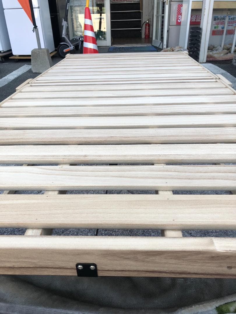 折りたたみベッド シングル 桐製 kiriken