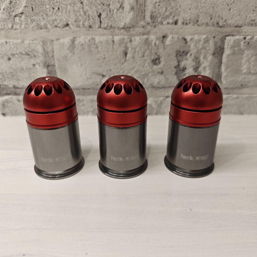 【美品】40mm フルメタルモスカート 3個セット