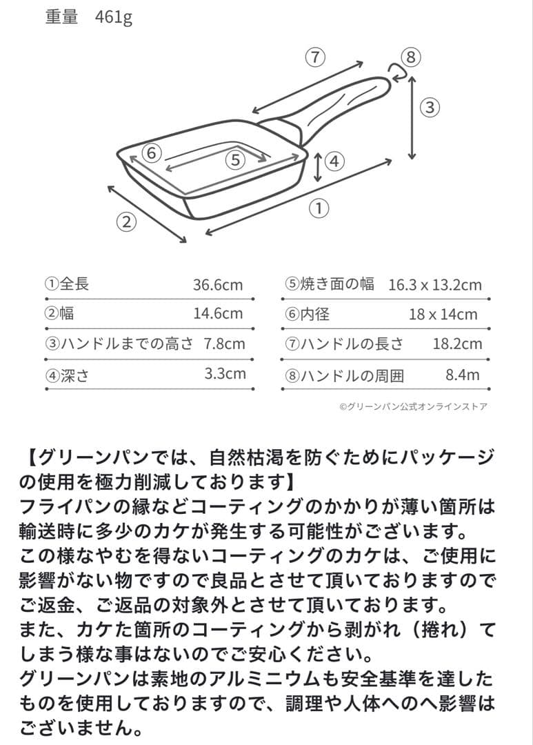 グリーンパンシリーズ3点セット