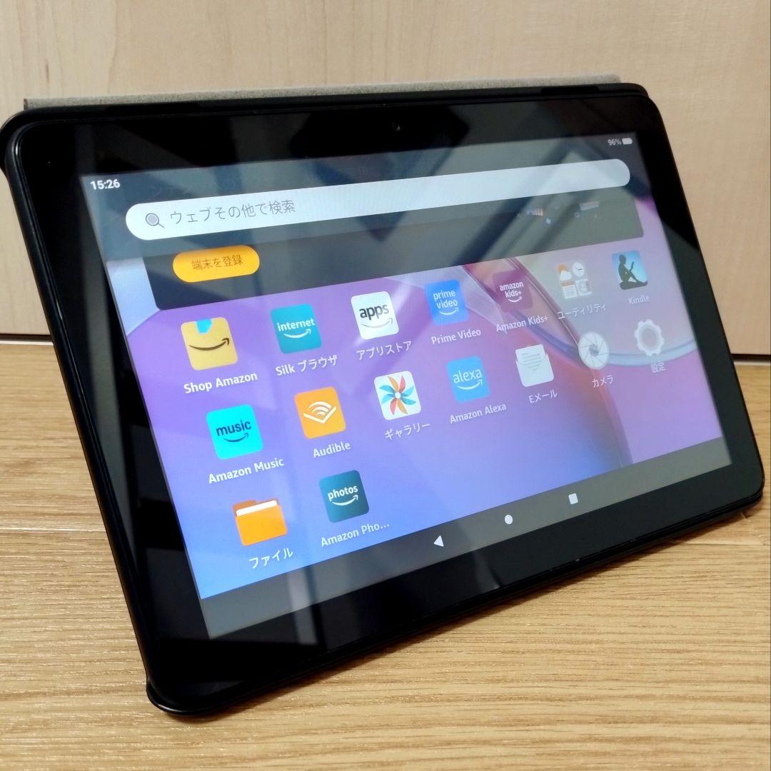 良品 Fire HD 8 最新第12世代(2024) 純正カバー付き