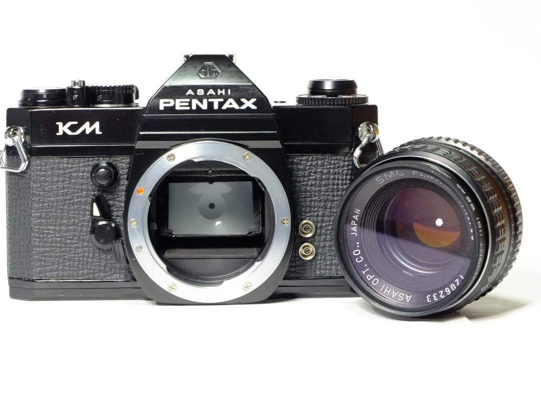 【実写確認整備品】アサヒペンタックスKMBK／PENTAX55mmf1.8付