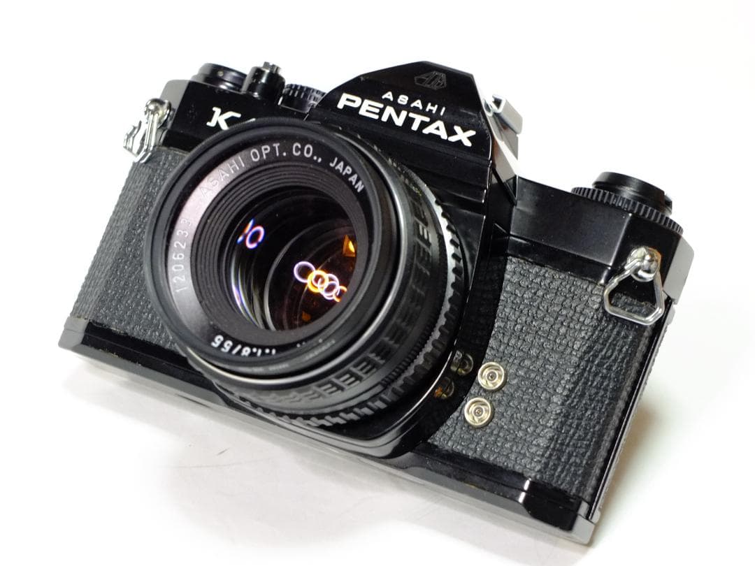 【実写確認整備品】アサヒペンタックスKMBK／PENTAX55mmf1.8付