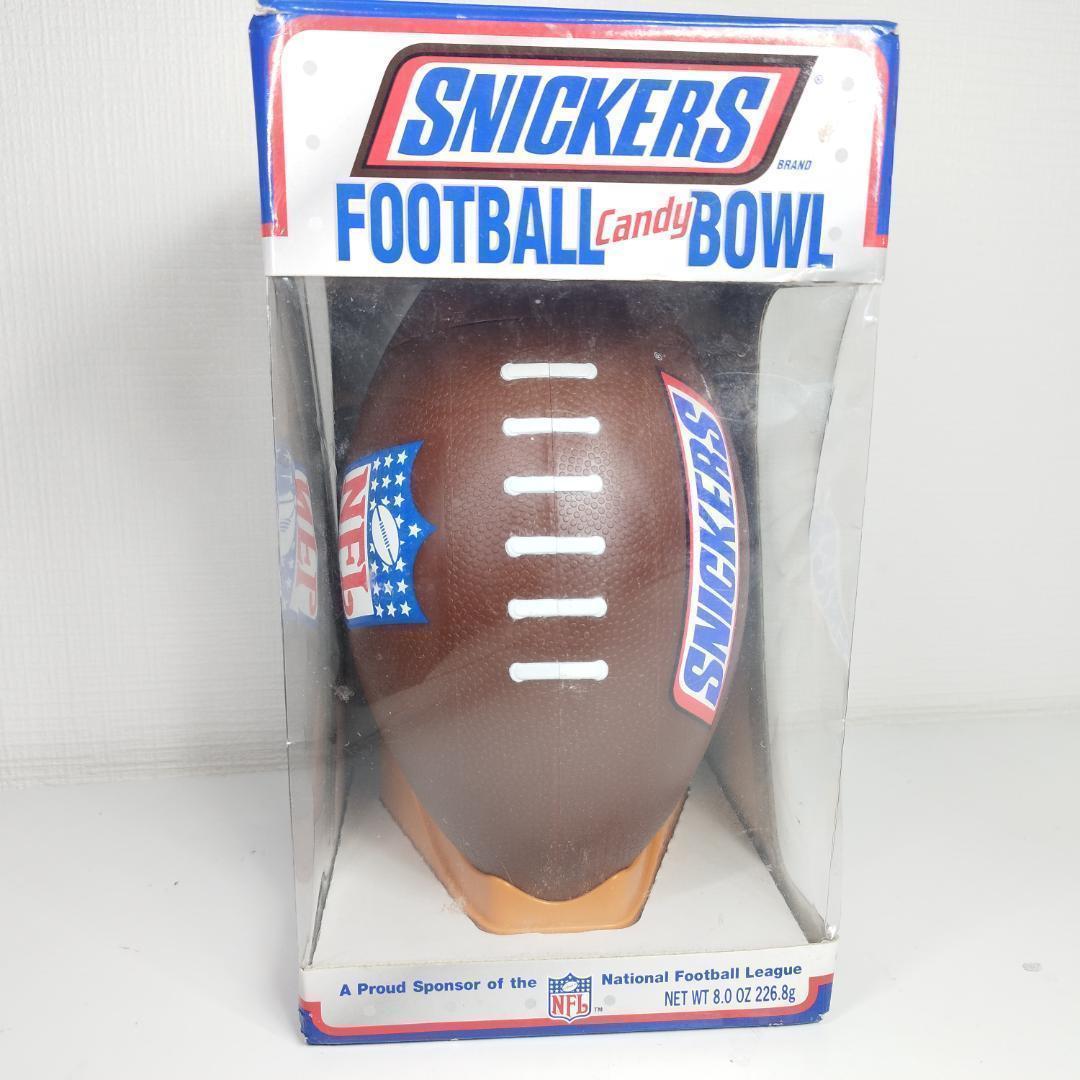 スニッカーズ フットボール キャンディボウル 2003 新品 コレクタ IOA2