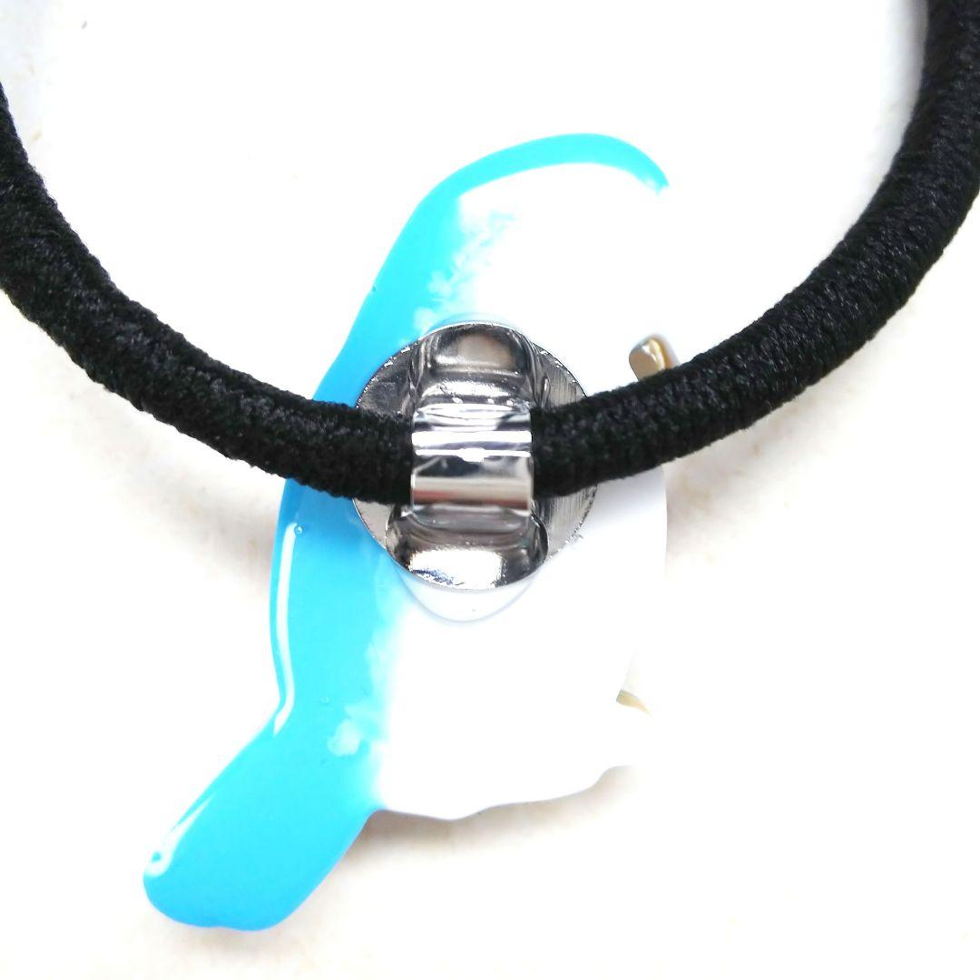 ヘアゴム レジン マンボウ型 マトリカリアと可愛いピンクマンボウちゃん