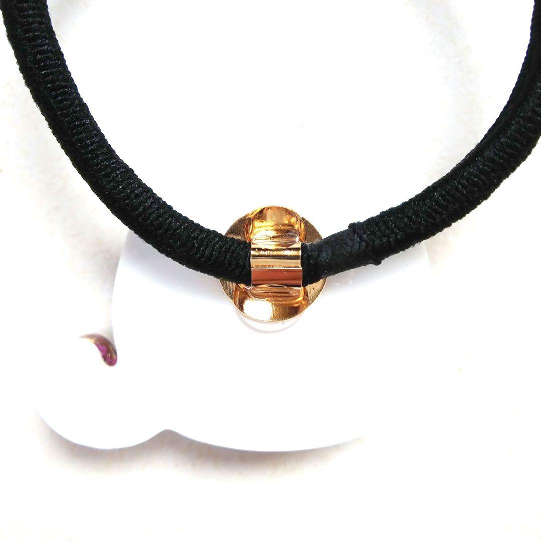 ヘアゴム レジン マンボウ型 マトリカリアと可愛いピンクマンボウちゃん