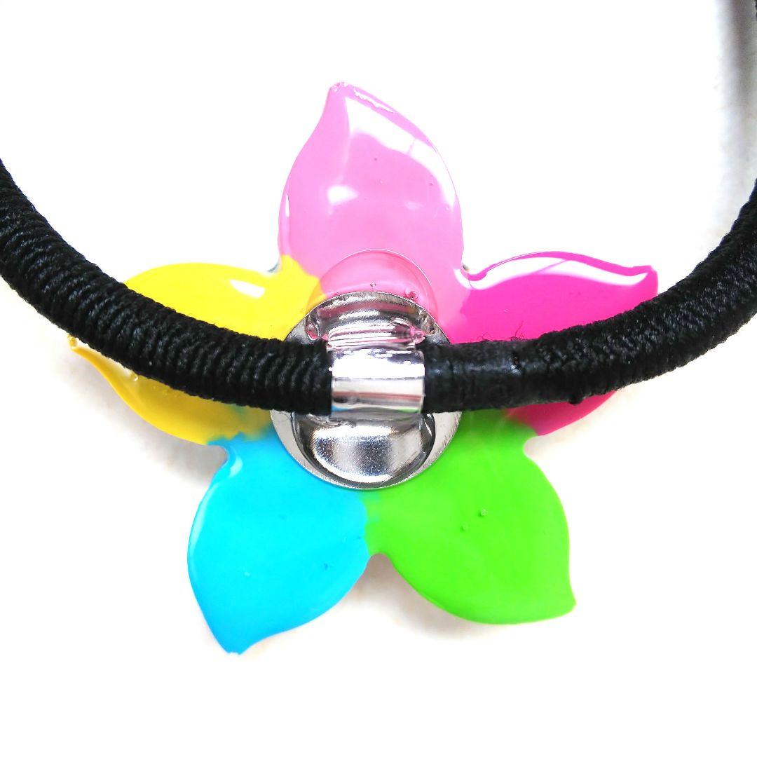 ヘアゴム レジン マンボウ型 マトリカリアと可愛いピンクマンボウちゃん