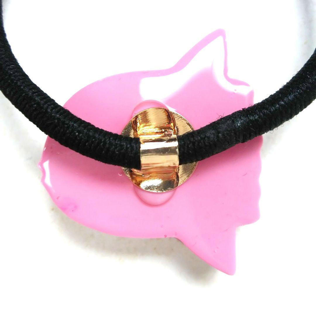 ヘアゴム レジン マンボウ型 マトリカリアと可愛いピンクマンボウちゃん