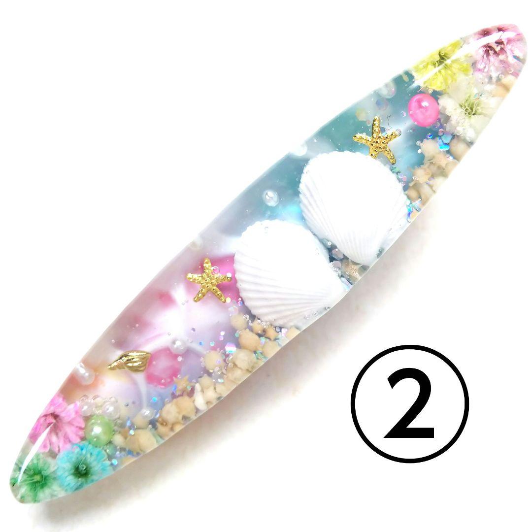 ヘアゴム レジン マンボウ型 マトリカリアと可愛いピンクマンボウちゃん