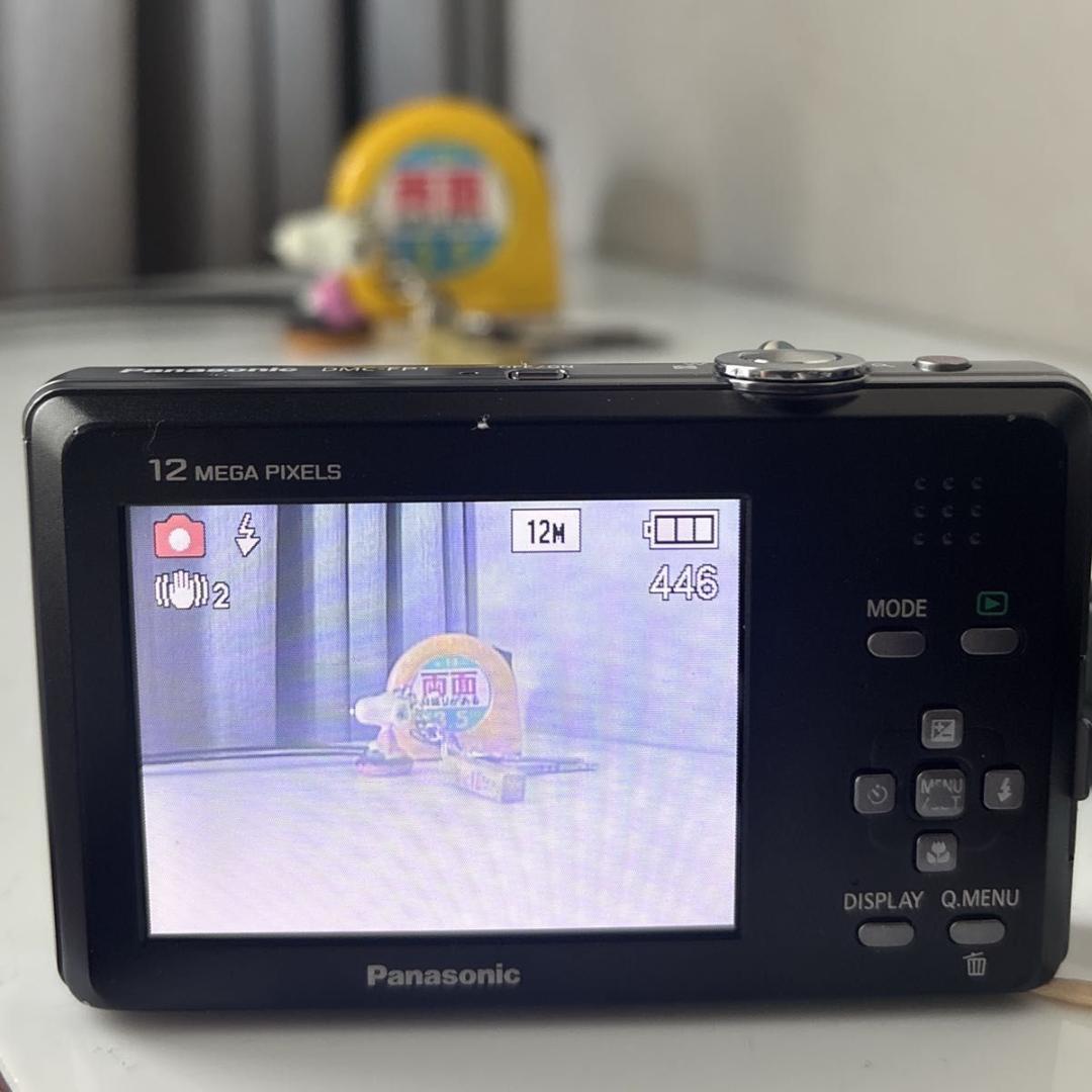 【人気色】Panasonic LUMIX DMC-FP1 グリーン 液晶劣化有