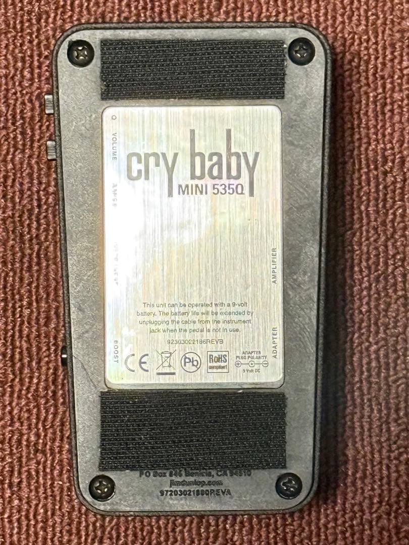 Jim Dunlop cry baby MINI 535Q ワウペダル