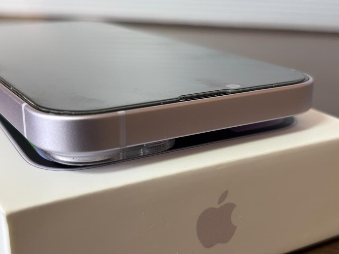 iPhone14 128GB パープル simフリー 超美品 オマケ付き