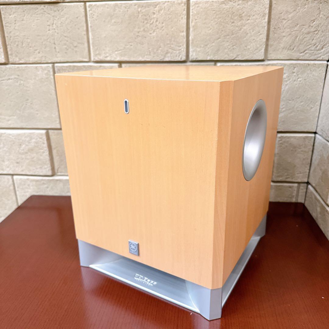 【美品】YAMAHA サブウーファー　YST-SW225 音楽　映像 木目調