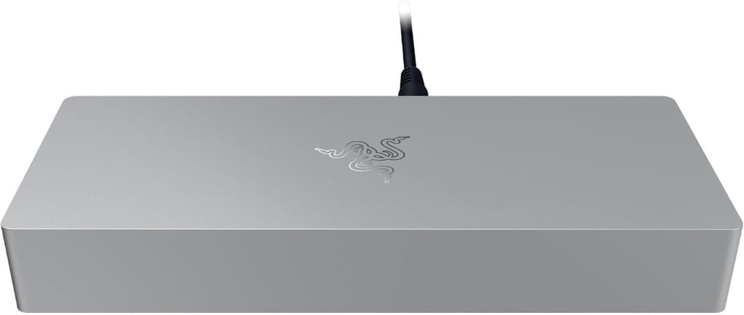 PCケーブル・コネクタ Razer Thunderbolt 5 Dock Mercury White