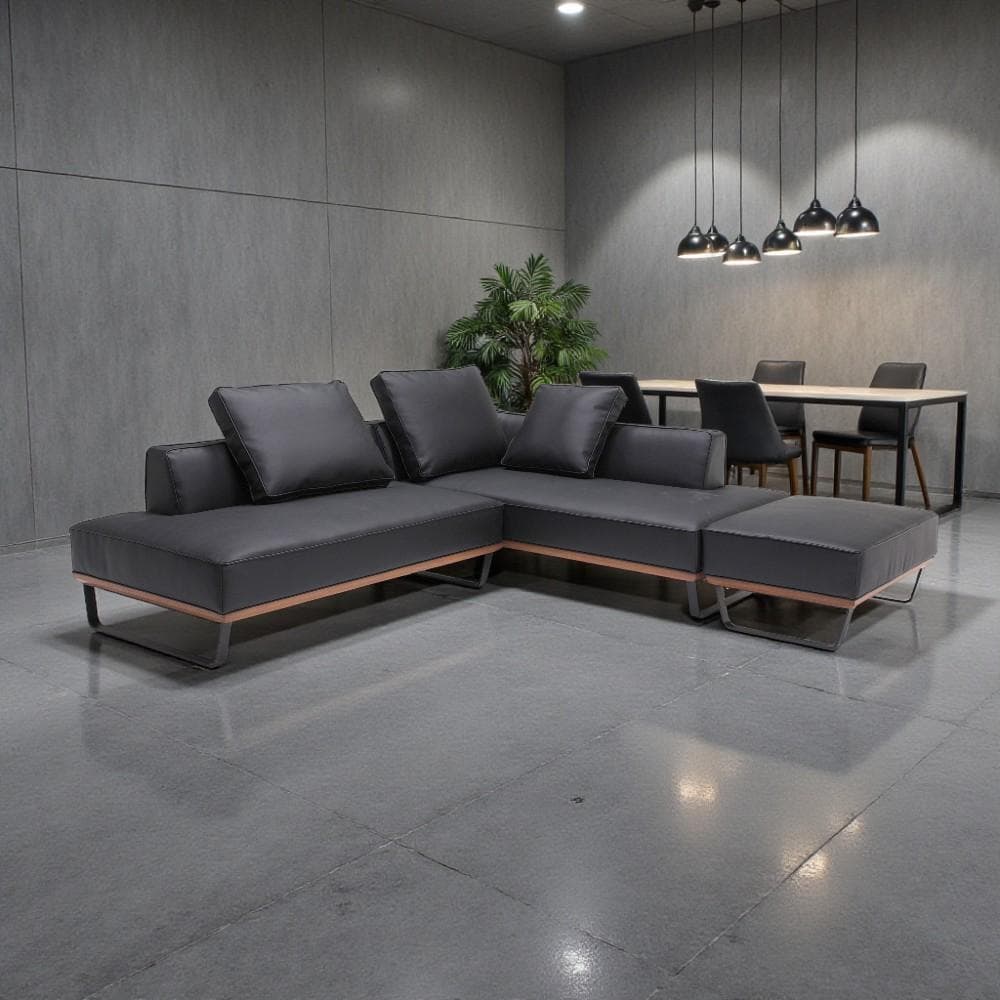 【メルカリ限定価格】次世代の生地を贅沢に使用したカウチソファ