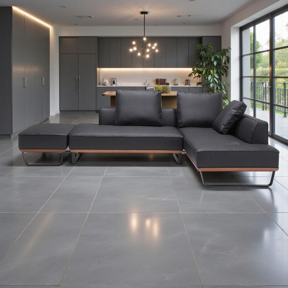 【メルカリ限定価格】次世代の生地を贅沢に使用したカウチソファ