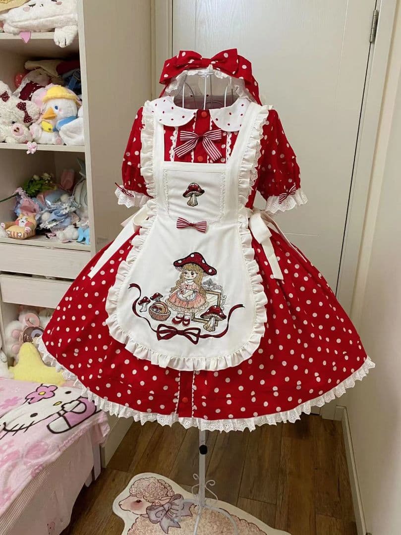 【栀】LO569 lolita オリジナル 洋服 ロリータ ワンピース  同人