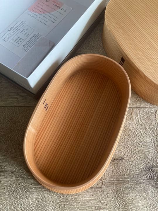 大館曲げわっぱ　小判弁当箱